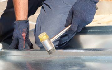 Muie metal flat roofing repairs